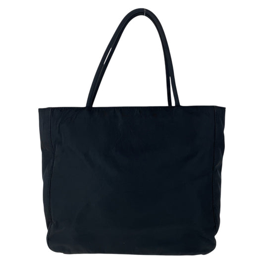 14970
PRADA プラダ テスート 三角ロゴプレート ブラック 黒 シルバー金具 ナイロン トートバッグ ショルダーバッグ  レディース ABP16