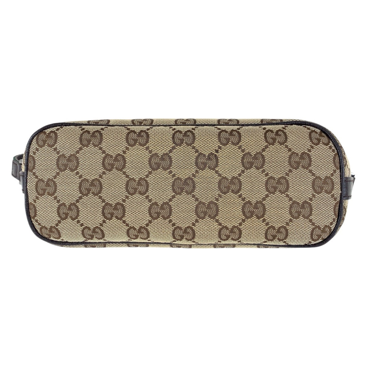 14973
GUCCI グッチ シェリーライン ブラウン シルバー金具 GGキャンバス / レザー 141809 ハンドバッグ アクセサリーポーチ  レディース