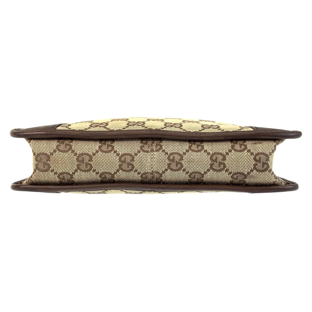14974
GUCCI グッチ ベージュ ブラウン GGキャンバス / レザー 001 4206 ショルダーバッグ  レディース