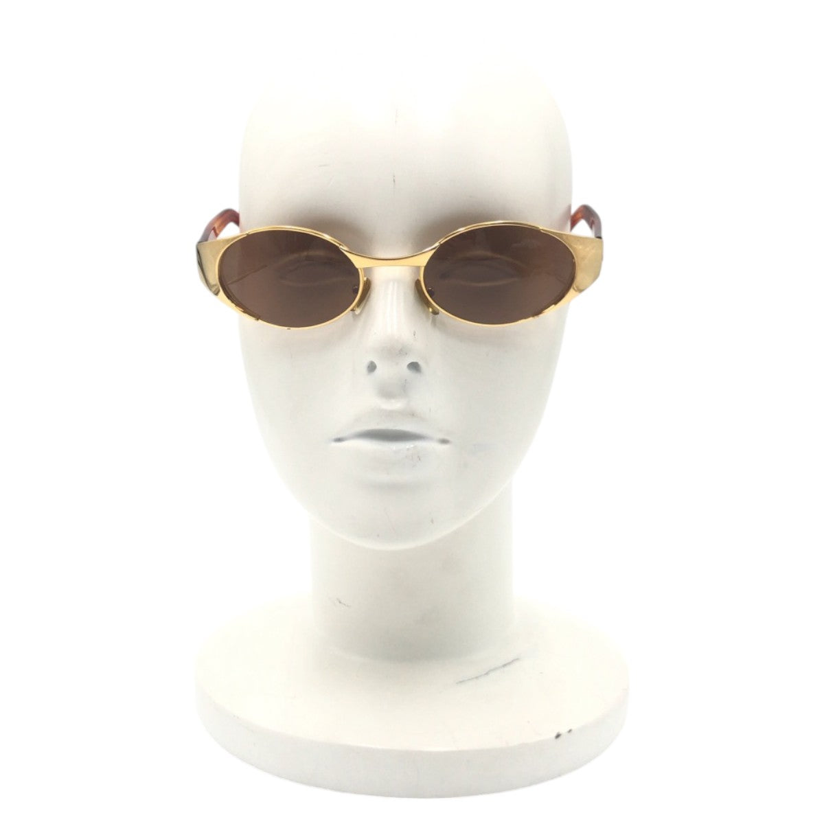 14988
GUCCI グッチ ヴィンテージ ゴールド ブラウン メタル GG2378/S 032 サングラス 男女兼用 オーバル  メンズ
