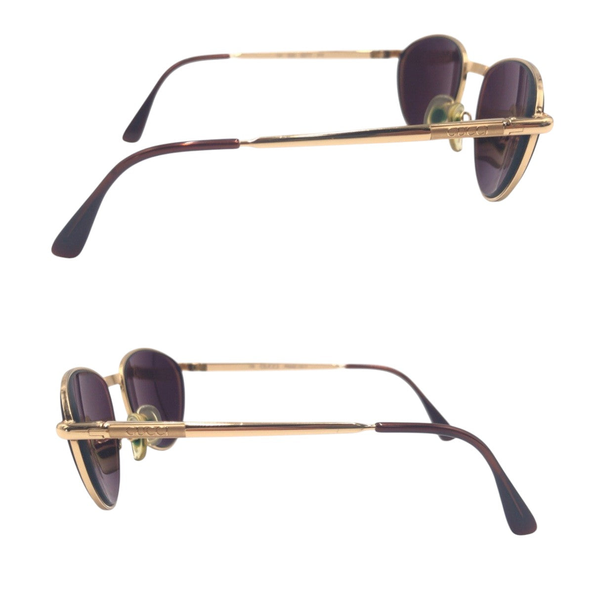 14989
 
GUCCI Vintage Brown Gold Metal GG2277 AY3 120 Sunglasses Eyeglass Frame Fox Men's