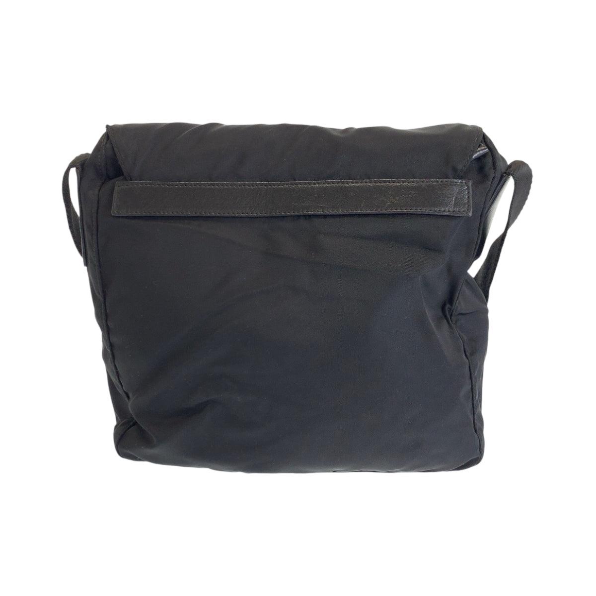 14991
PRADA プラダ テスート 三角ロゴプレート ブラック 黒 シルバー金具 ナイロン BT8994 ショルダーバッグ ポシェット  メンズ