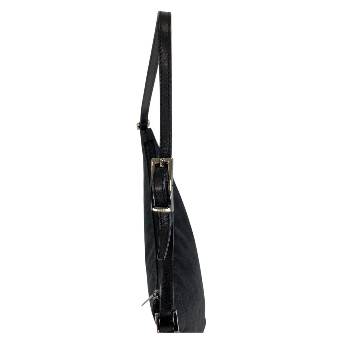 14997
GUCCI グッチ ブラック 黒 GGキャンバス / レザー 32160 ショルダーバッグ  レディース