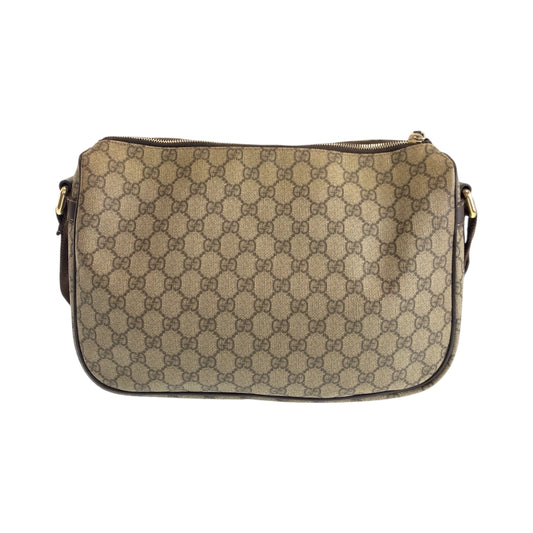 14999
GUCCI グッチ ブラウン ベージュ シルバー金具 GGスプリームキャンバス 246861 ショルダーバッグ メッセンジャーバッグ  レディース