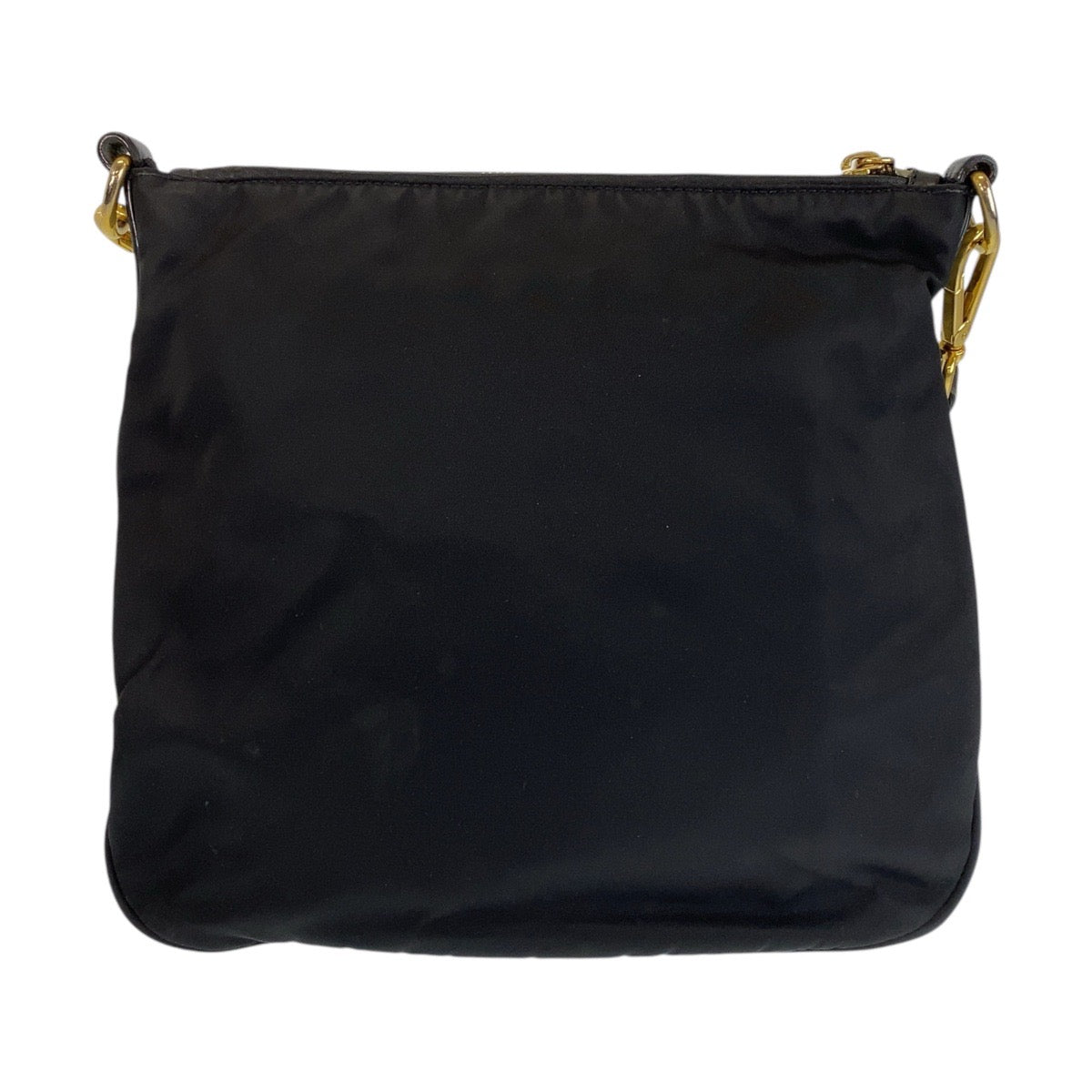 15000
PRADA プラダ テスート 三角ロゴプレート ブラック 黒 ゴールド金具 ナイロン / レザー ショルダーバッグ メッセンジャーバッグ  レディース