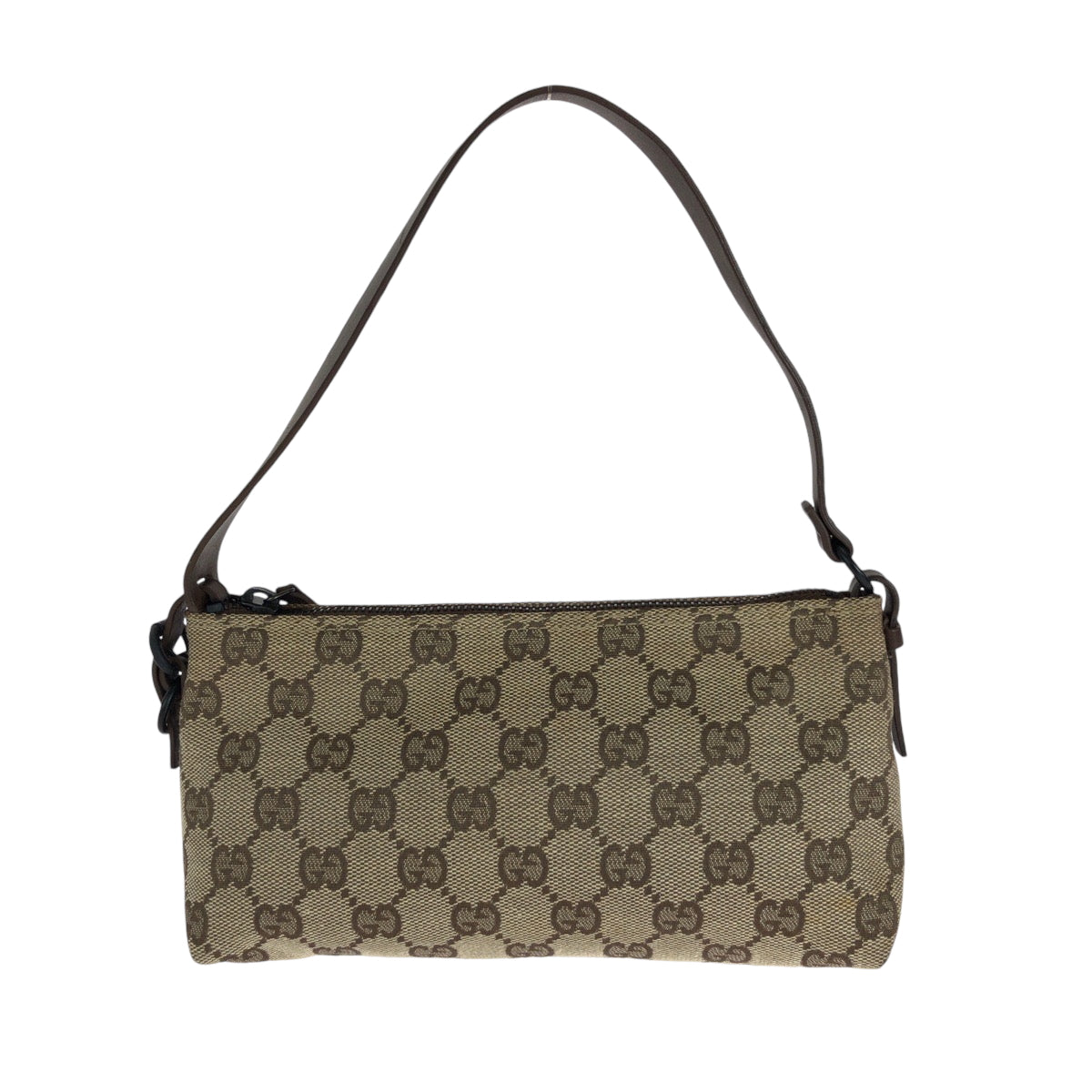 15001
GUCCI グッチ ブラウン ブラック金具 GGキャンバス 103399 ハンドバッグ アクセサリーポーチ ショルダーバッグ  レディース
