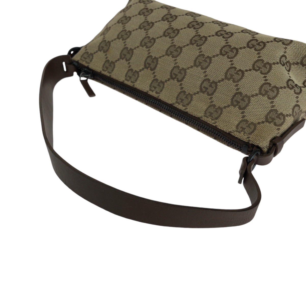 15001
GUCCI グッチ ブラウン ブラック金具 GGキャンバス 103399 ハンドバッグ アクセサリーポーチ ショルダーバッグ  レディース