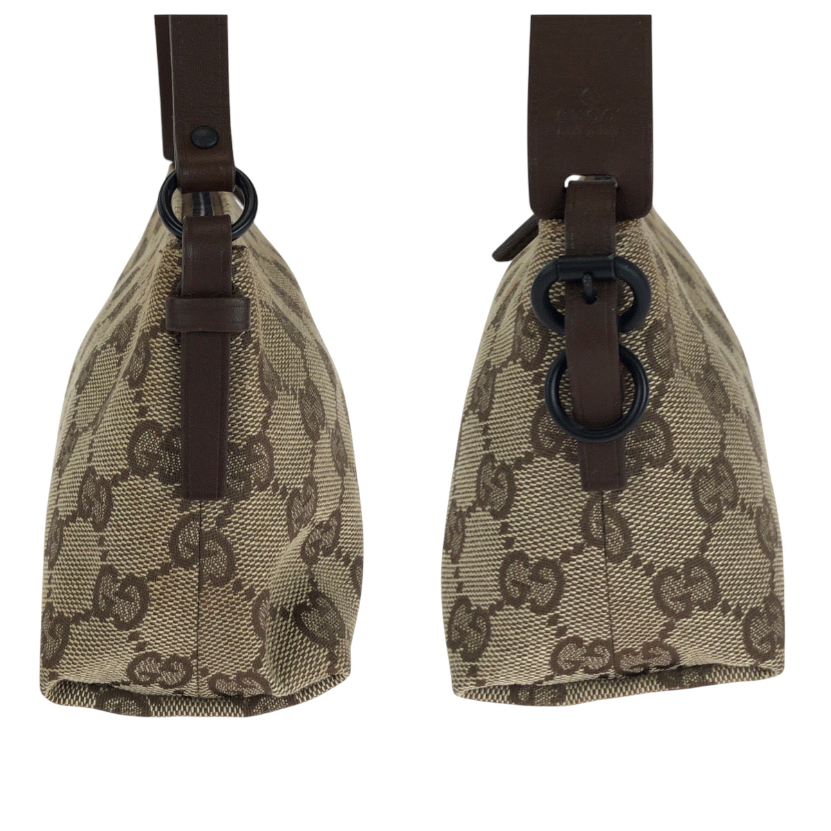 15001
GUCCI グッチ ブラウン ブラック金具 GGキャンバス 103399 ハンドバッグ アクセサリーポーチ ショルダーバッグ  レディース