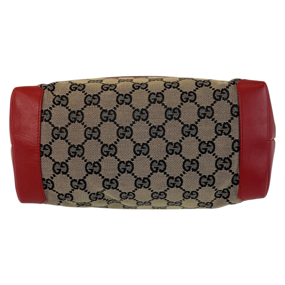 15002
GUCCI グッチ レッド ベージュ GGキャンバス / レザー 019 0402 トートバッグ ショルダーバッグ  レディース