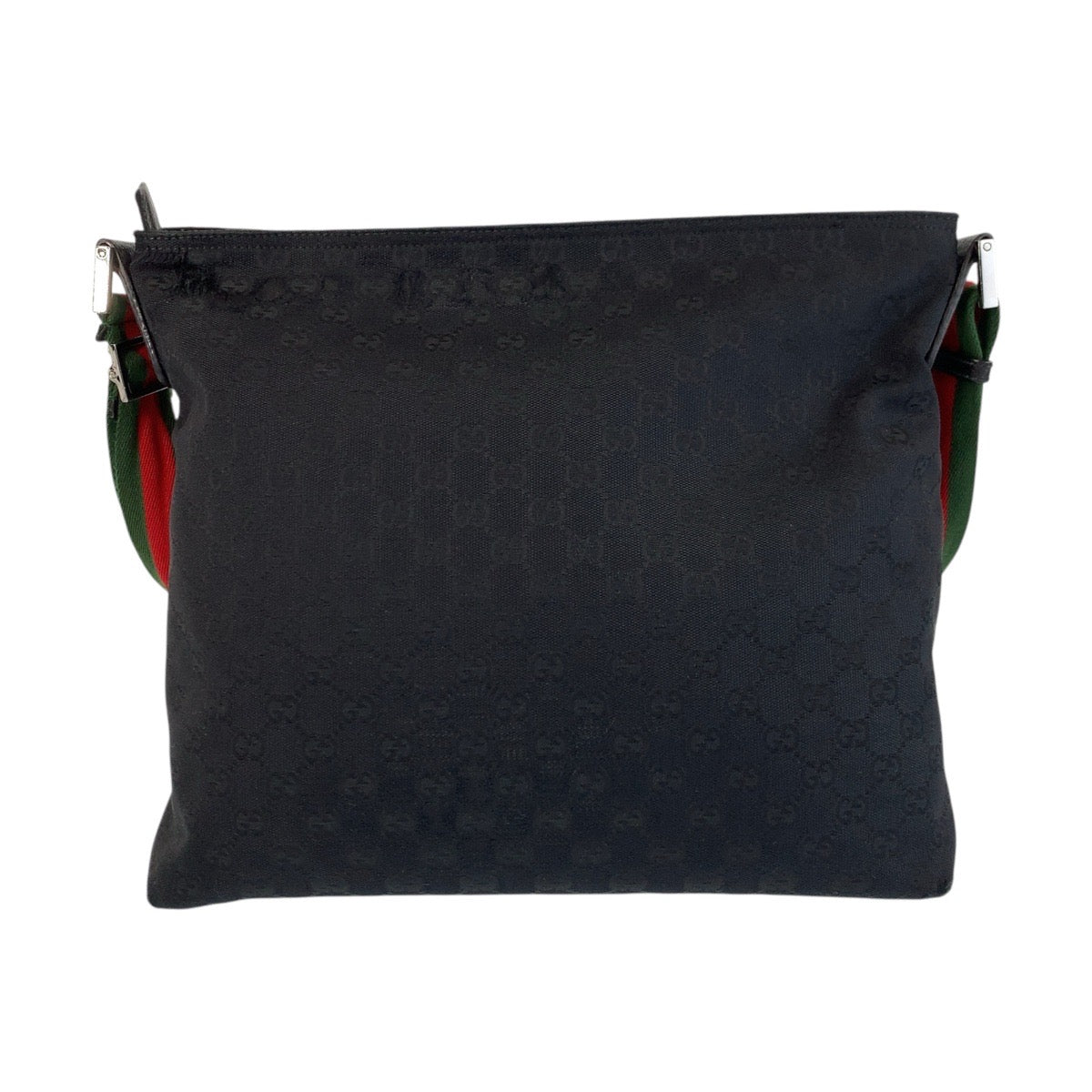 15003
GUCCI グッチ シェリーライン ブラック 黒 GGキャンバス / レザー 189751 斜めがけ ショルダーバッグ メッセンジャーバッグ  レディース