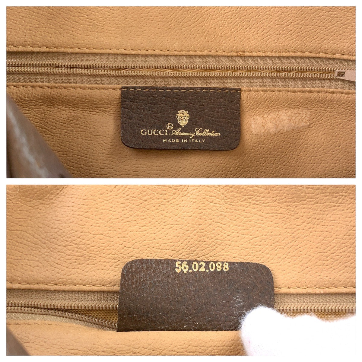 15006
GUCCI グッチ ヴィンテージ オールドグッチ シェリーライン ブラウン ゴールド金具 GGスプリームキャンバス / レザー 56 02 088 ショルダーバッグ ポシェット  レディース