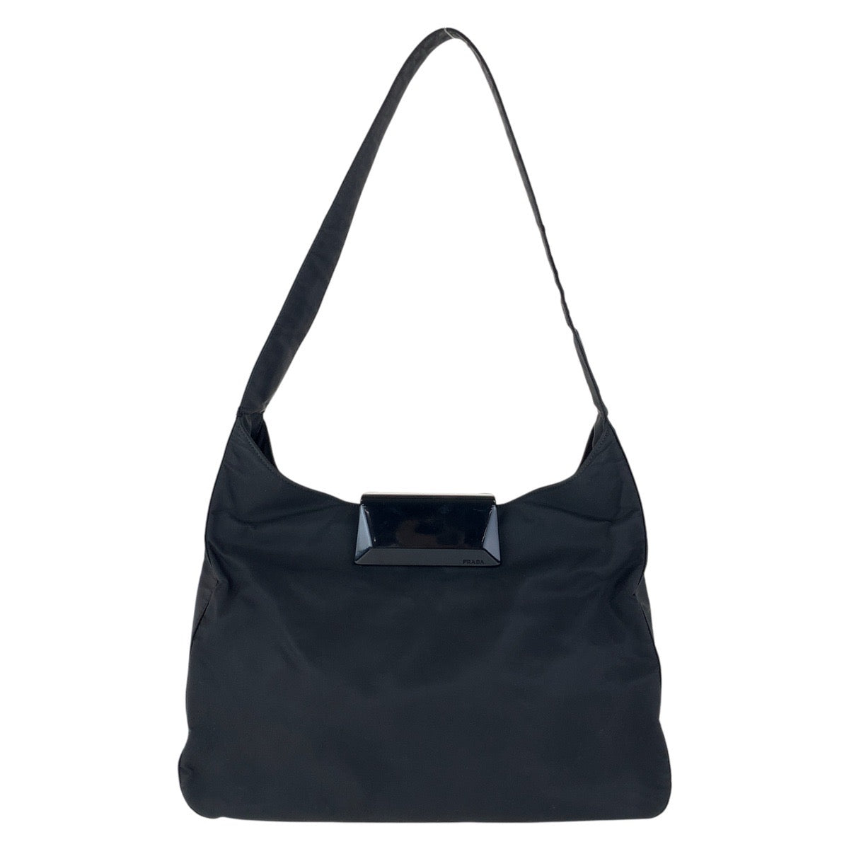 15007
PRADA プラダ テスート ブラック 黒 シルバー金具 ナイロン / プラスチック ショルダーバッグ  レディース