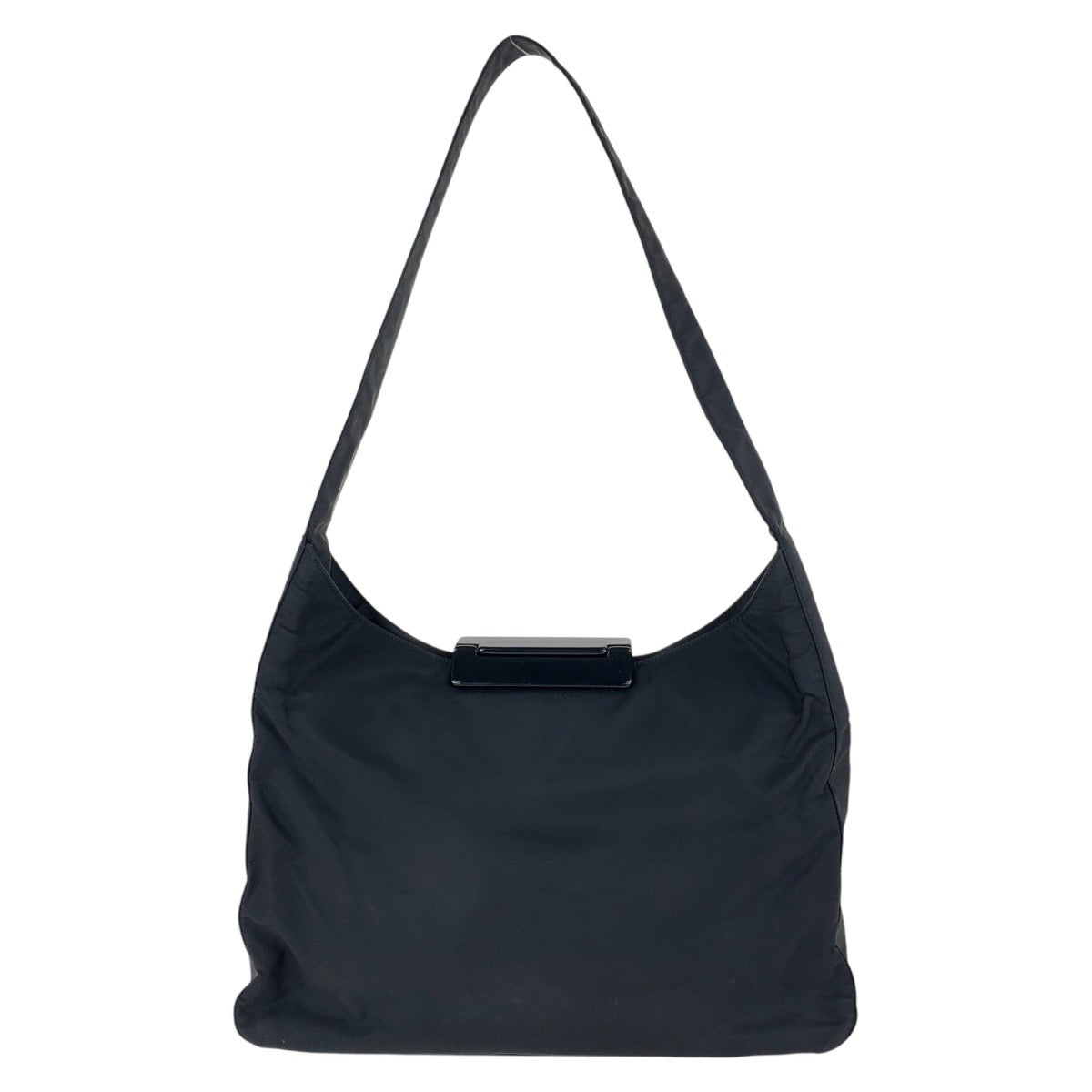 15007
PRADA プラダ テスート ブラック 黒 シルバー金具 ナイロン / プラスチック ショルダーバッグ  レディース