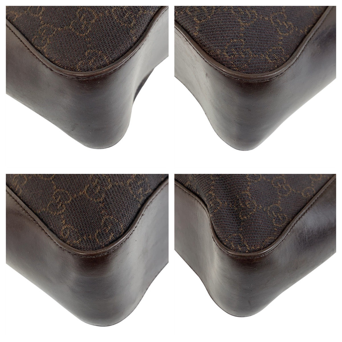 15014
GUCCI グッチ ブラウン GGキャンバス / レザー 73983 トートバッグ ショルダーバッグ  レディース