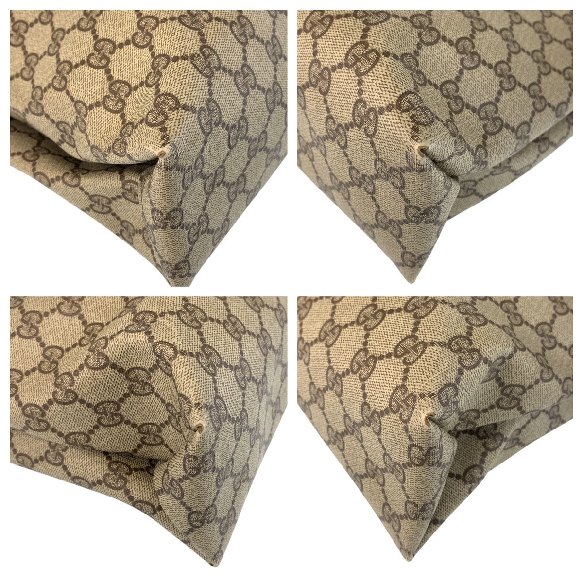 15016
GUCCI グッチ シェリーライン オールドグッチ ベージュ ブラウン ゴールド金具 GGスプリームキャンバス 39 02 091 トートバッグ ショルダーバッグ  レディース