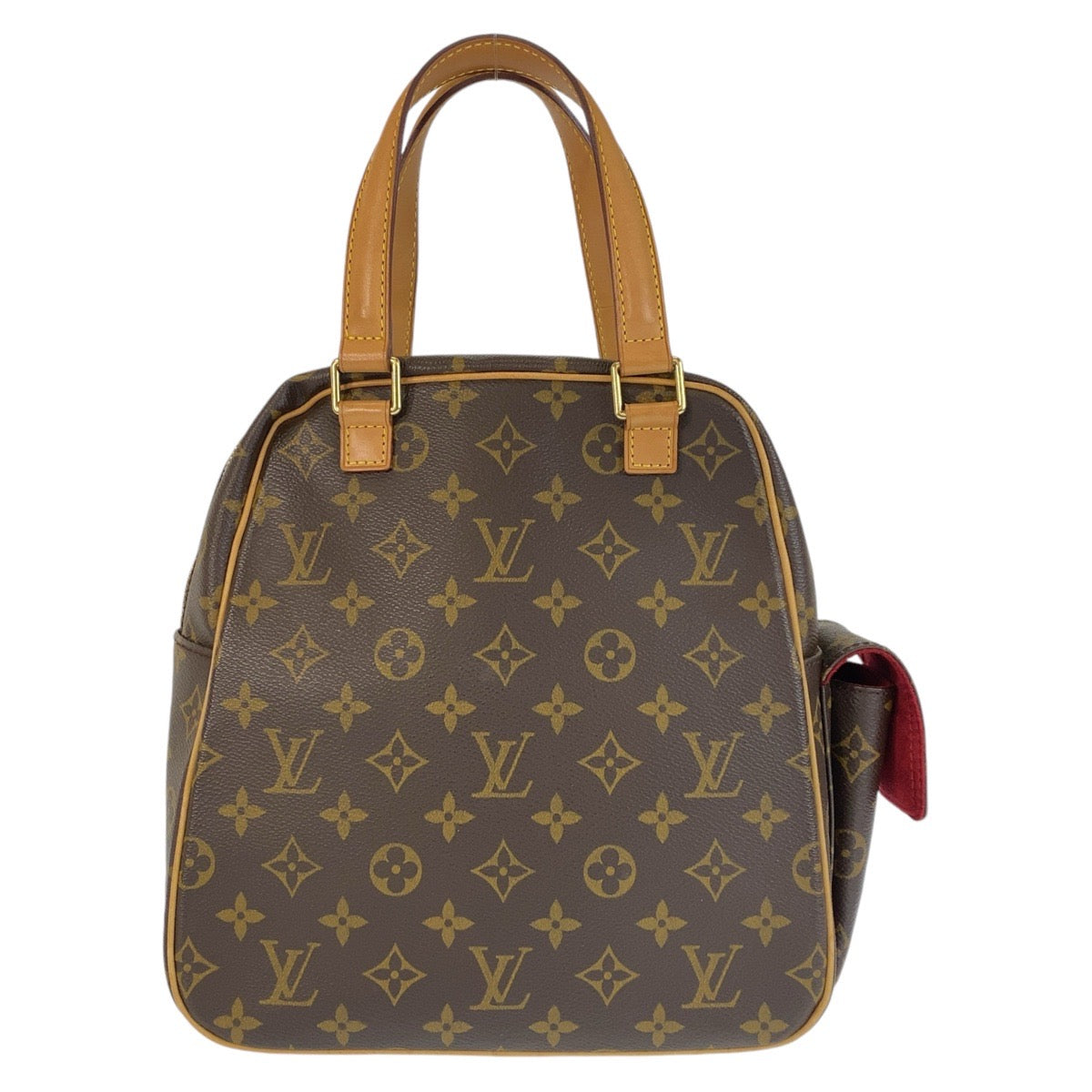 15024
LOUIS VUITTON ルイヴィトン モノグラム エクサントリ シテ ブラウン ゴールド金具 PVC / レザー M51161 ハンドバッグ  レディース