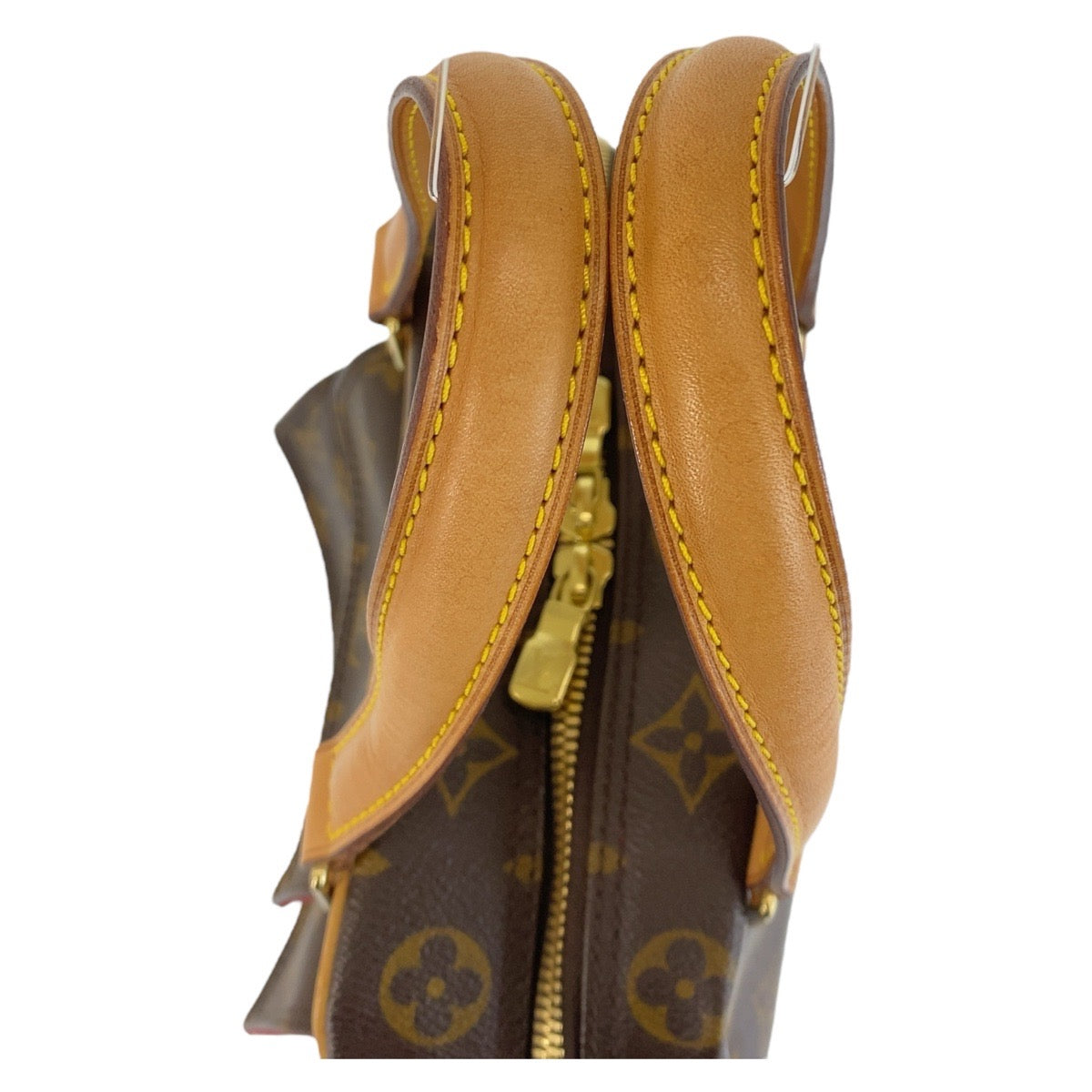 15024
LOUIS VUITTON ルイヴィトン モノグラム エクサントリ シテ ブラウン ゴールド金具 PVC / レザー M51161 ハンドバッグ  レディース