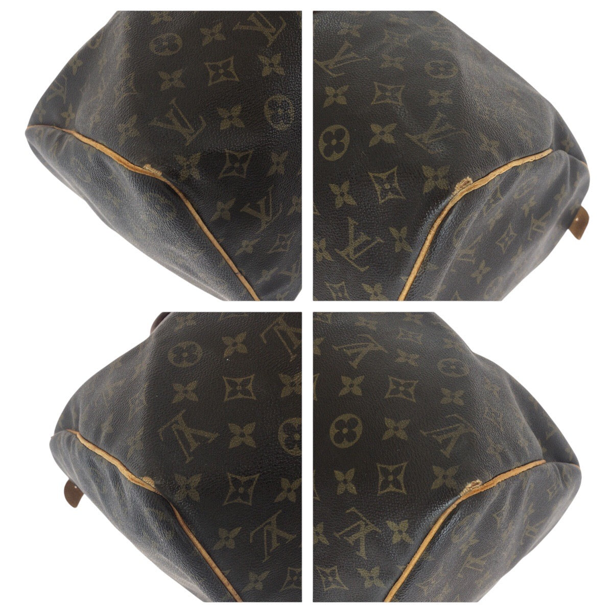 15025
LOUIS VUITTON ルイヴィトン モノグラム キーポル 45 ブラウン ゴールド金具 PVC / レザー M41428 ボストンバッグ 男女兼用  レディース