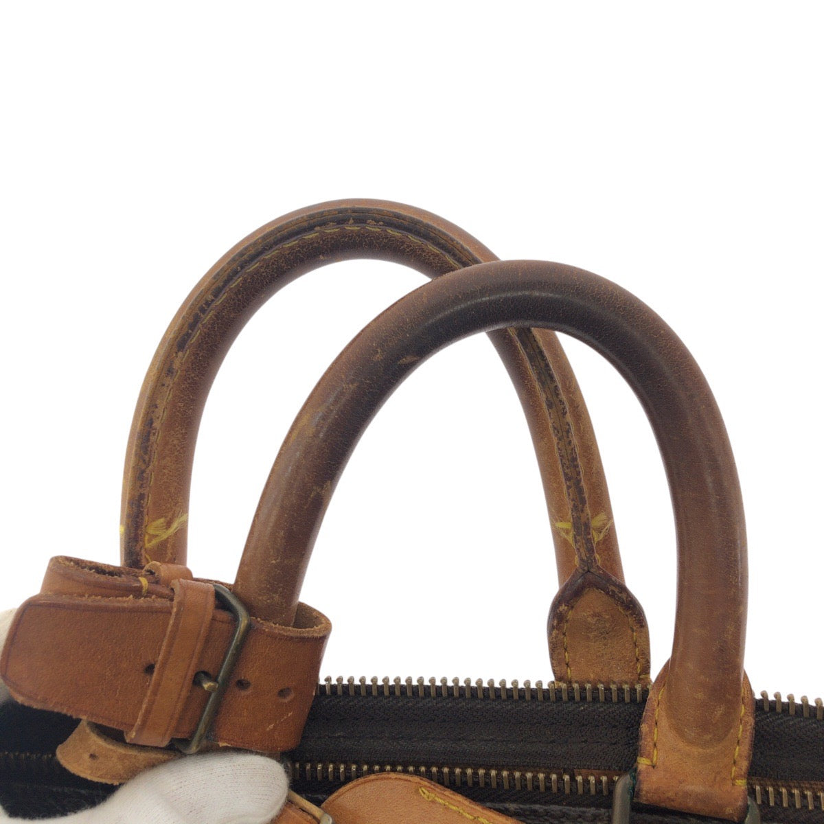 15025
LOUIS VUITTON ルイヴィトン モノグラム キーポル 45 ブラウン ゴールド金具 PVC / レザー M41428 ボストンバッグ 男女兼用  レディース