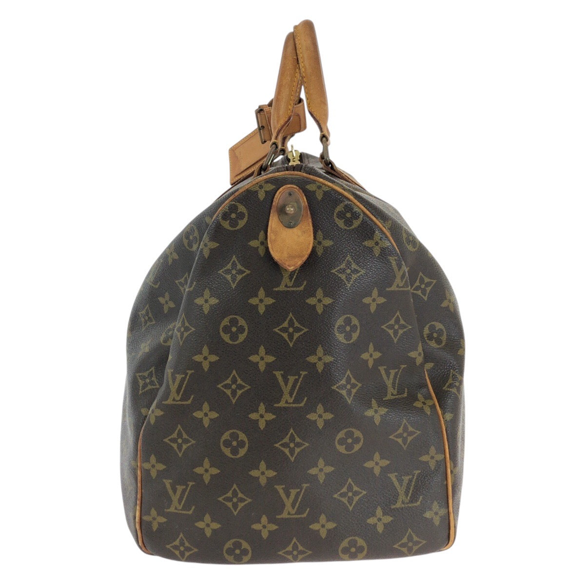 15026
LOUIS VUITTON ルイヴィトン ヴィンテージ モノグラム キーポル 50 ブラウン ゴールド金具 PVC / レザー M41426 ボストンバッグ 男女兼用  レディース