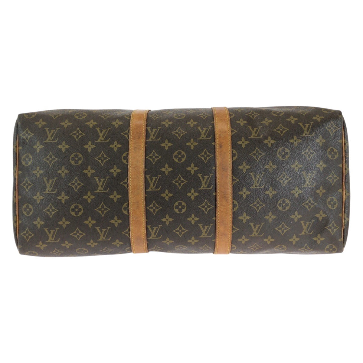 15026
LOUIS VUITTON ルイヴィトン ヴィンテージ モノグラム キーポル 50 ブラウン ゴールド金具 PVC / レザー M41426 ボストンバッグ 男女兼用  レディース