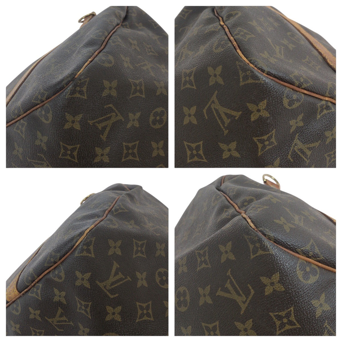 15027
LOUIS VUITTON ルイヴィトン モノグラム キーポルバンドリエール 55 ブラウン ゴールド金具 PVC / レザー M41414 ボストンバッグ 男女兼用  レディース