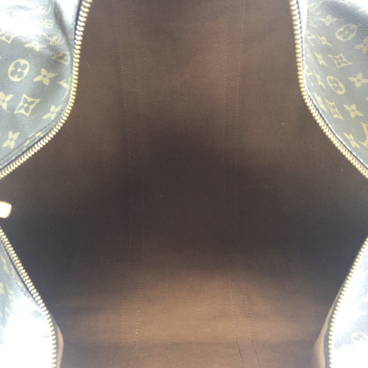 15027
LOUIS VUITTON ルイヴィトン モノグラム キーポルバンドリエール 55 ブラウン ゴールド金具 PVC / レザー M41414 ボストンバッグ 男女兼用  レディース