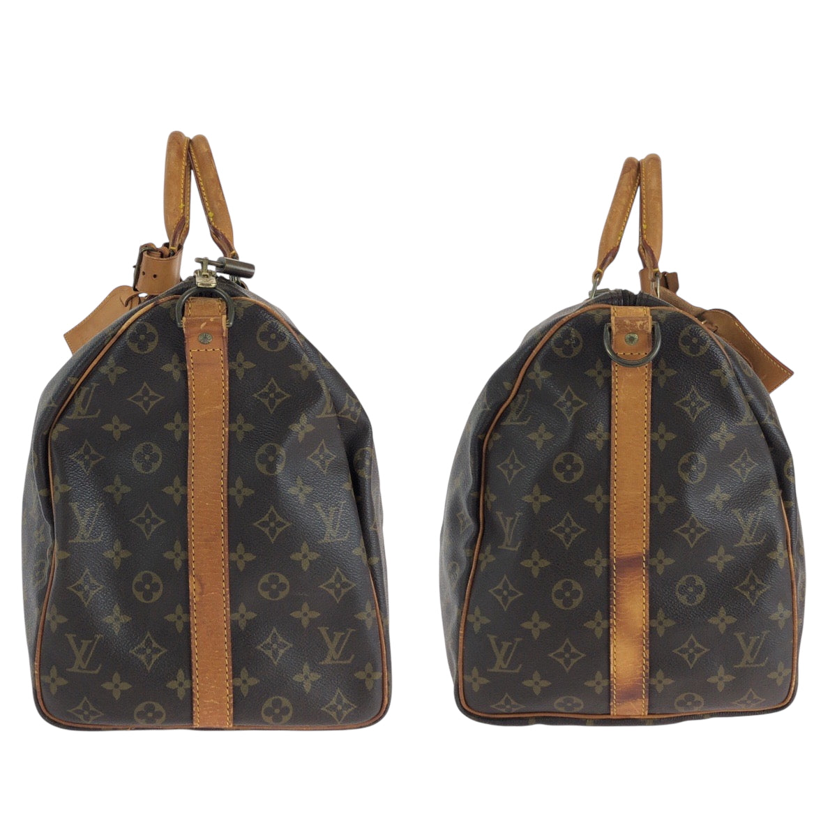 15028
LOUIS VUITTON ルイヴィトン モノグラム キーポル50 バンドリエール 男女兼用 ブラウン ゴールド金具 PVC M41426 ボストンバッグ ハンドバッグ  メンズ