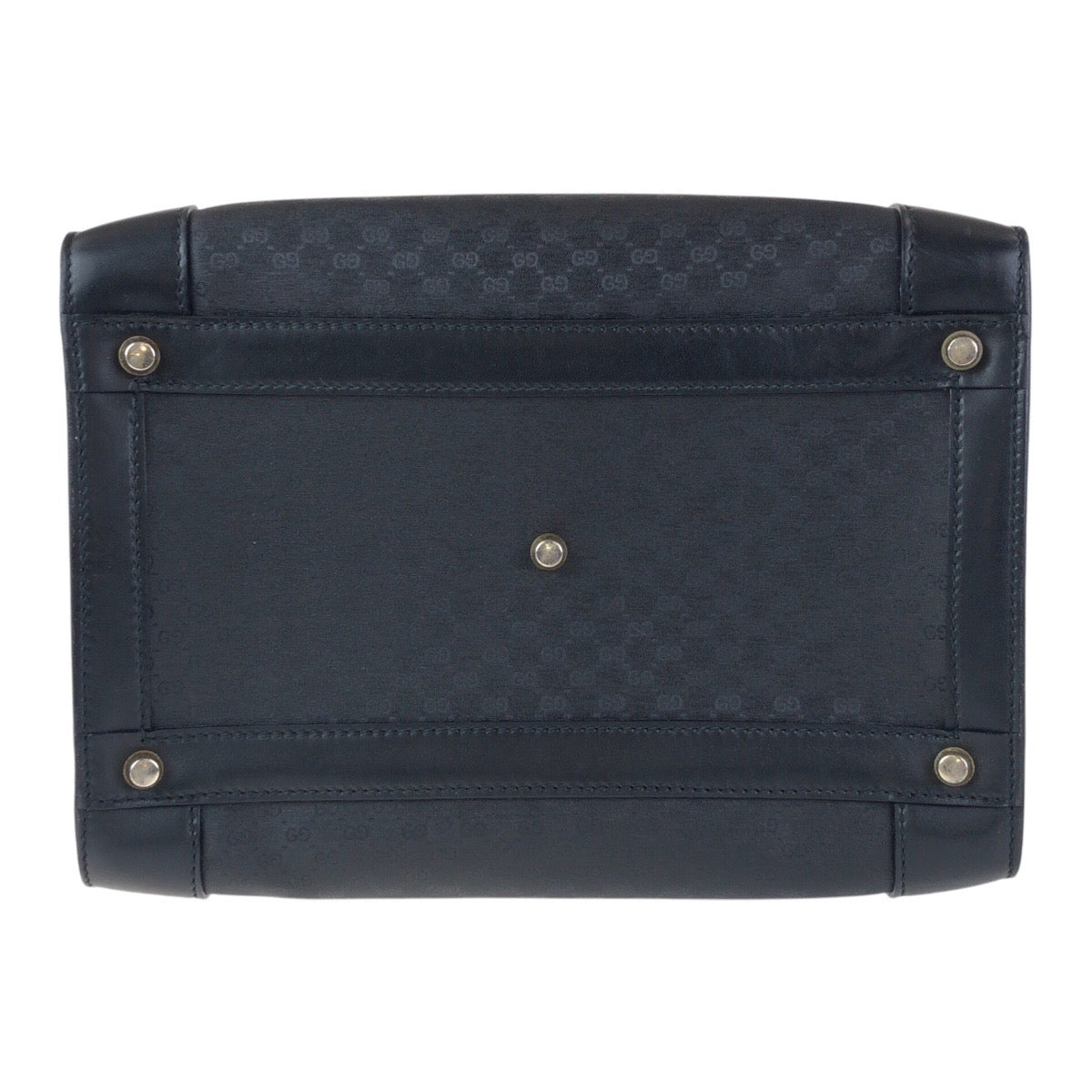 15034
GUCCI グッチ ヴィンテージ オールドグッチ ブラック 黒 ゴールド金具 GGキャンバス / レザー 013 087 1754 ハンドバッグ ドクターズバッグ  レディース