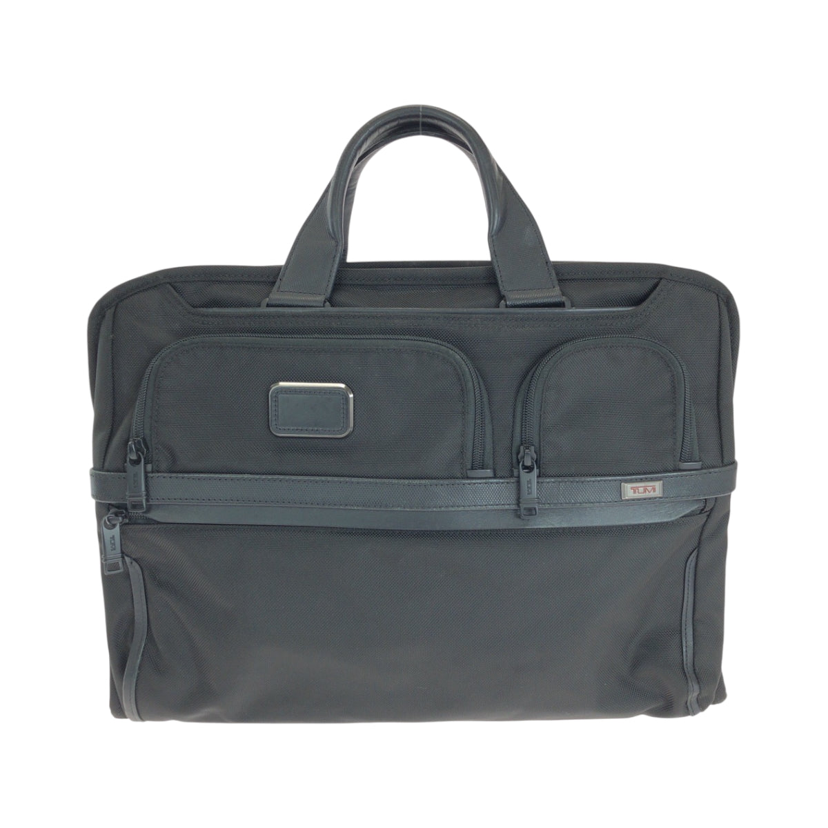 15052
TUMI トゥミ インターナショナル オーガナイザー ブラック 黒 ブラック金具 ナイロン / レザー ビジネスバッグ ハンドバッグ  メンズ