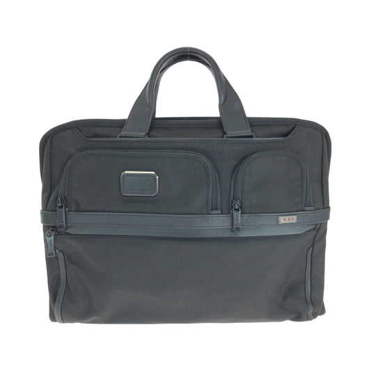 15052
TUMI トゥミ インターナショナル オーガナイザー ブラック 黒 ブラック金具 ナイロン / レザー ビジネスバッグ ハンドバッグ  メンズ