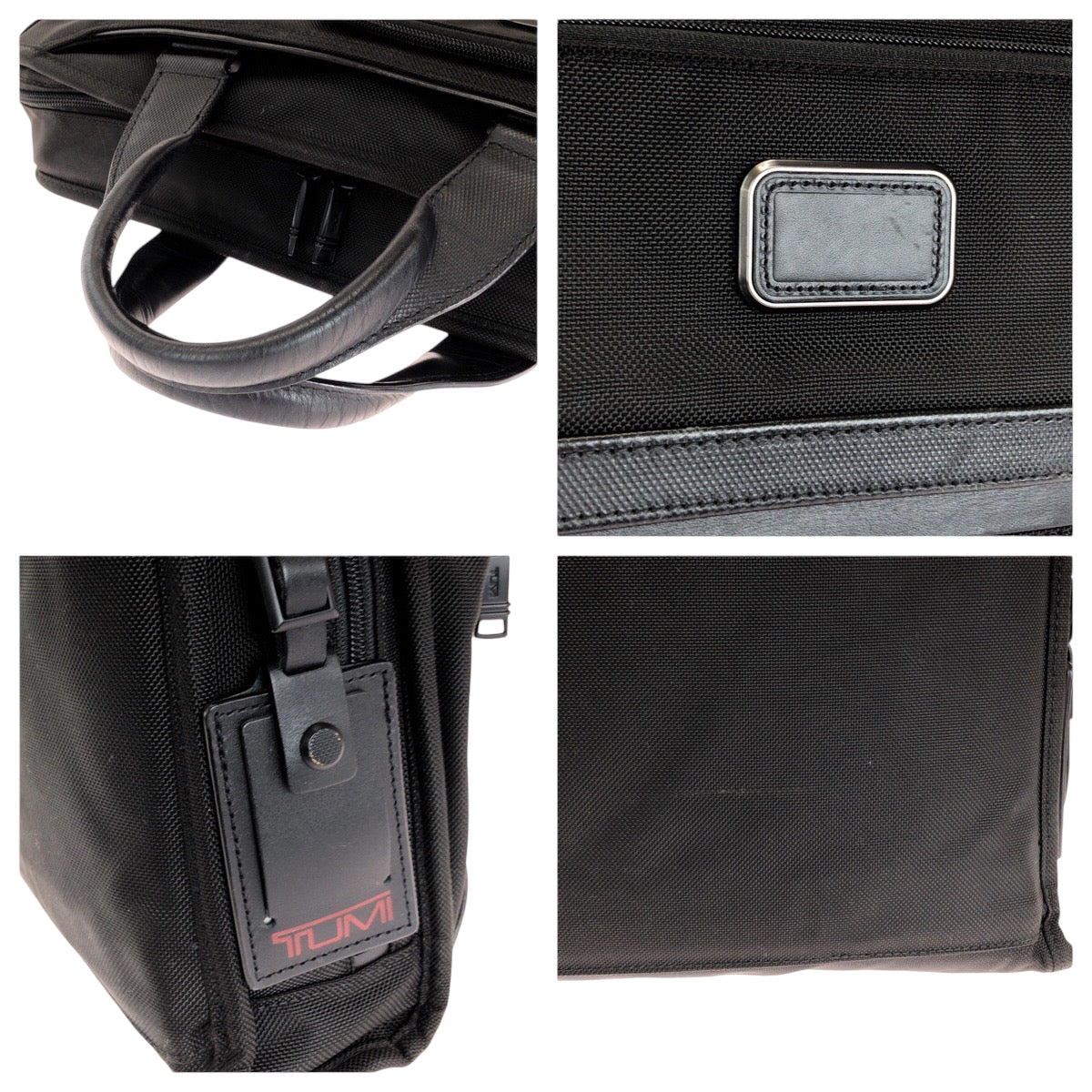 15052
TUMI トゥミ インターナショナル オーガナイザー ブラック 黒 ブラック金具 ナイロン / レザー ビジネスバッグ ハンドバッグ  メンズ