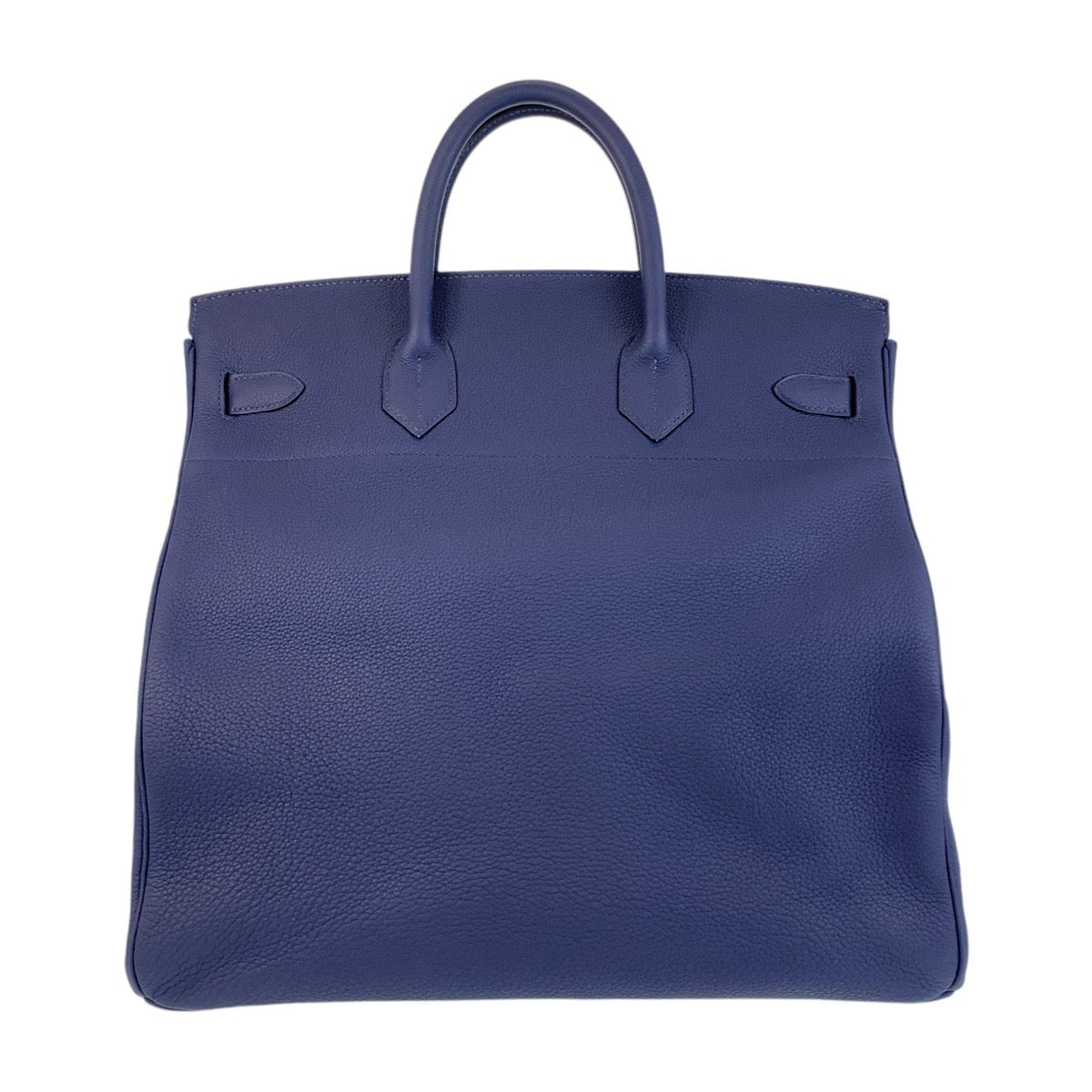 15056
HERMES エルメス オータクロア40 男女兼用 ブルーニュイ シルバー金具 トゴ ハンドバッグ ボストンバッグ U刻印  メンズ