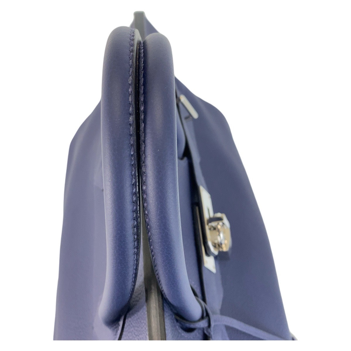 15056
HERMES エルメス オータクロア40 男女兼用 ブルーニュイ シルバー金具 トゴ ハンドバッグ ボストンバッグ U刻印  メンズ