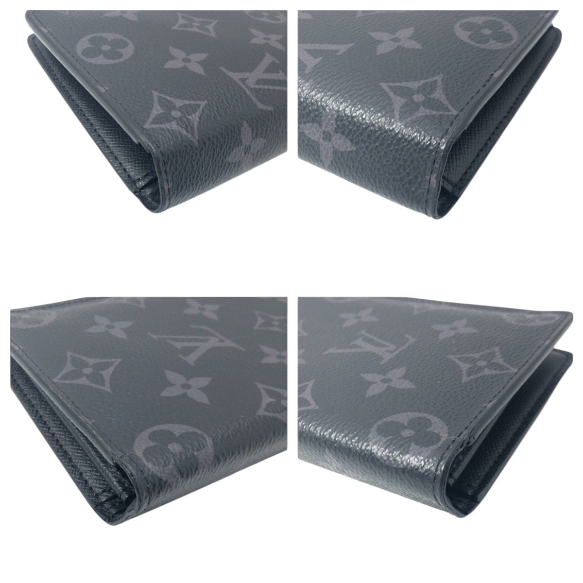 15057
LOUIS VUITTON ルイヴィトン モノグラム エクリプス ポルトフォイユ ブラザ ブラック 黒 PVC M61697 長財布 ロングウォレット  メンズ