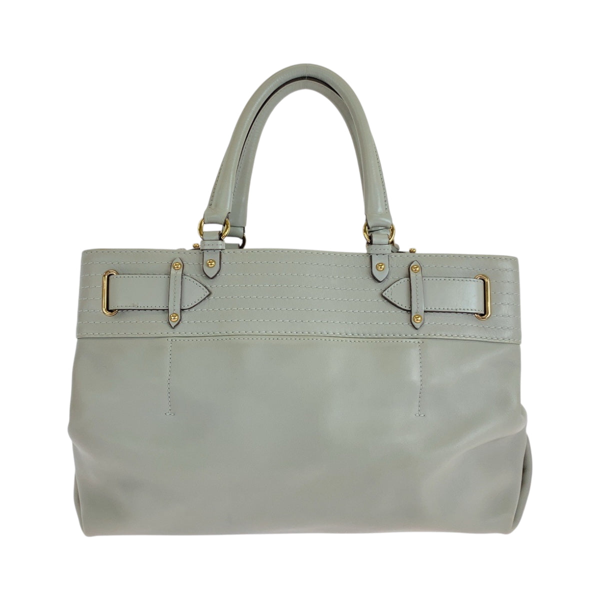 15068
Salvatore Ferragamo サルヴァトーレフェラガモ ガンチーニ ライトグレー ゴールド金具 レザー トートバッグ ショルダーバッグ ハンドバッグ 2way  レディース ABP22