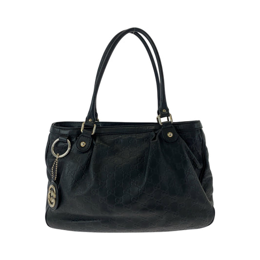 15070
GUCCI グッチ スーキー ブラック 黒 ゴールド金具 レザー 296853 トートバッグ ショルダーバッグ  レディース