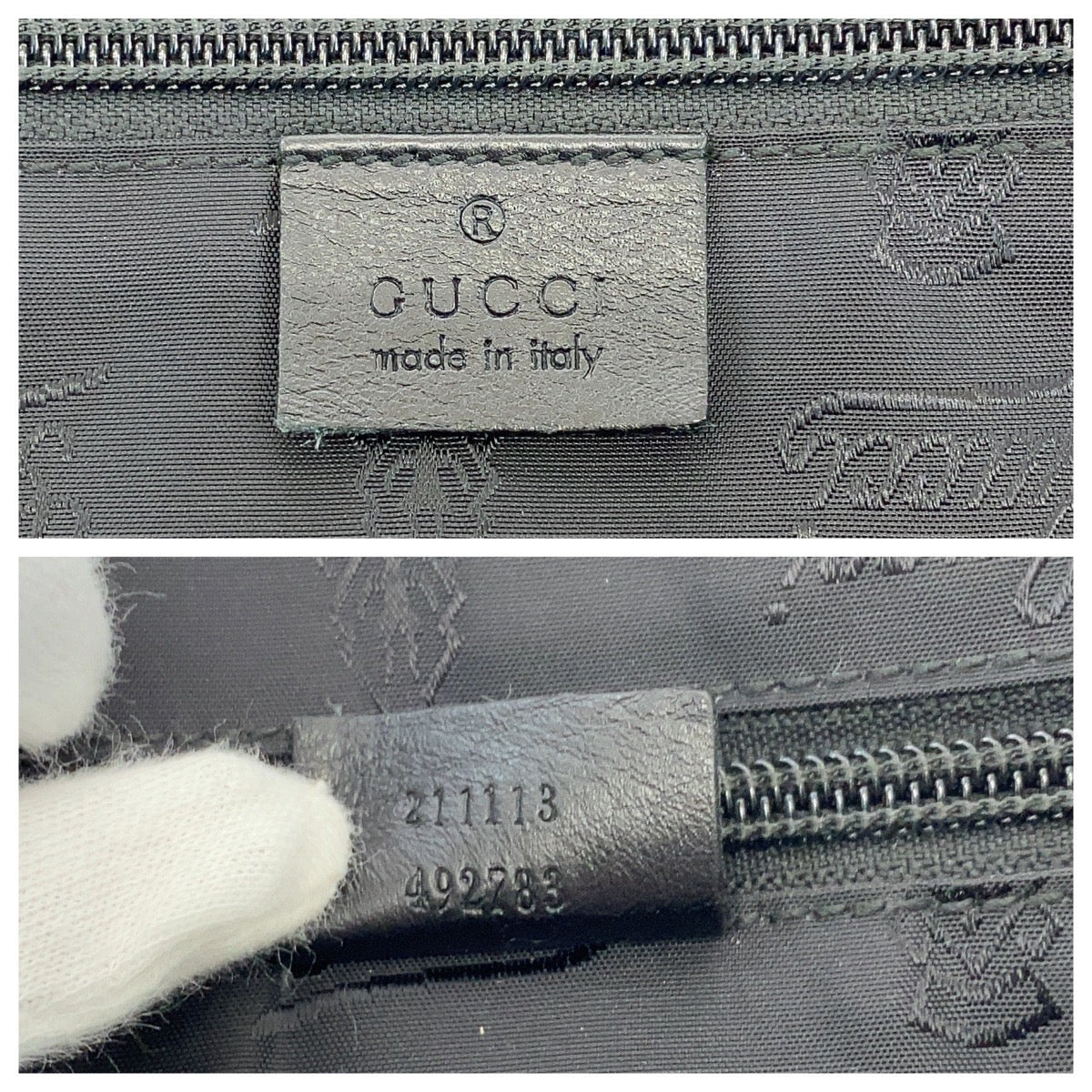 15073
GUCCI グッチ ブラック 黒 シルバー金具 レザー 211113 ビジネスバッグ ハンドバッグ  メンズ A39