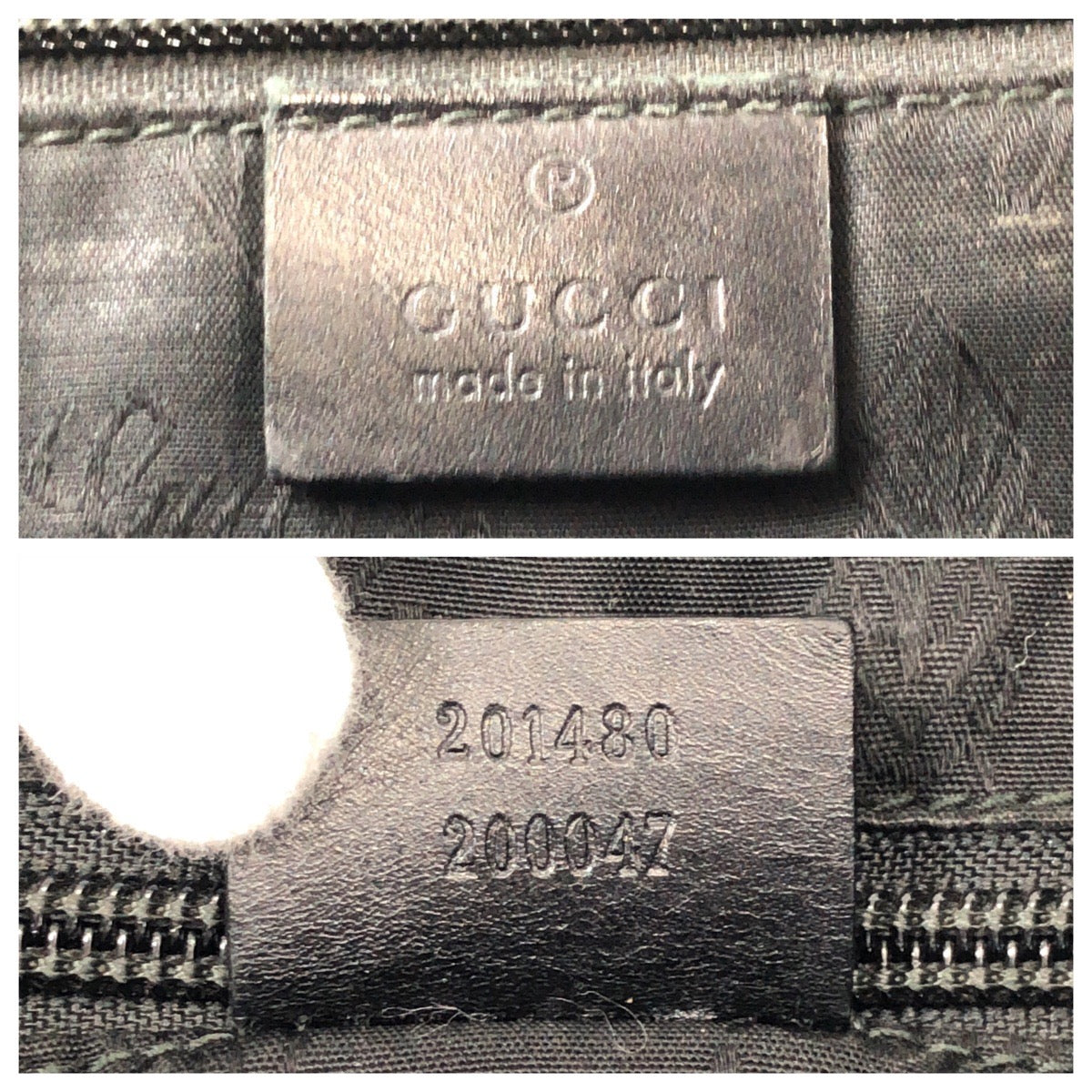15074
GUCCI グッチ GGインプリメ ブラック 黒 PVC / レザー 201480 ビジネスバッグ ブリーフケース  メンズ