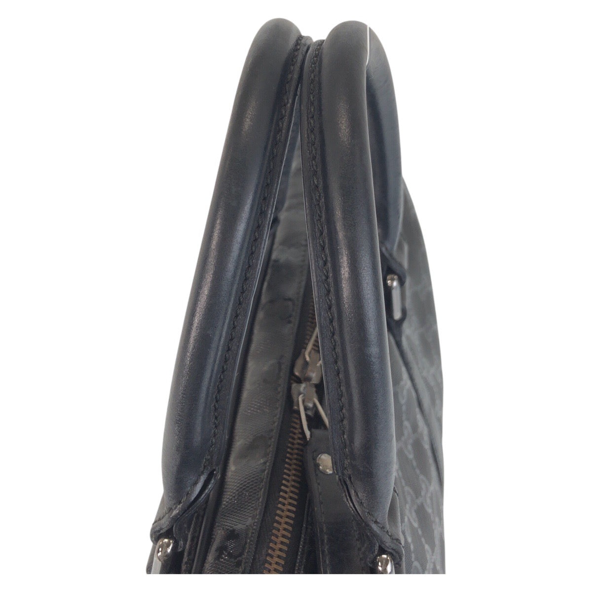 15074
GUCCI グッチ GGインプリメ ブラック 黒 PVC / レザー 201480 ビジネスバッグ ブリーフケース  メンズ