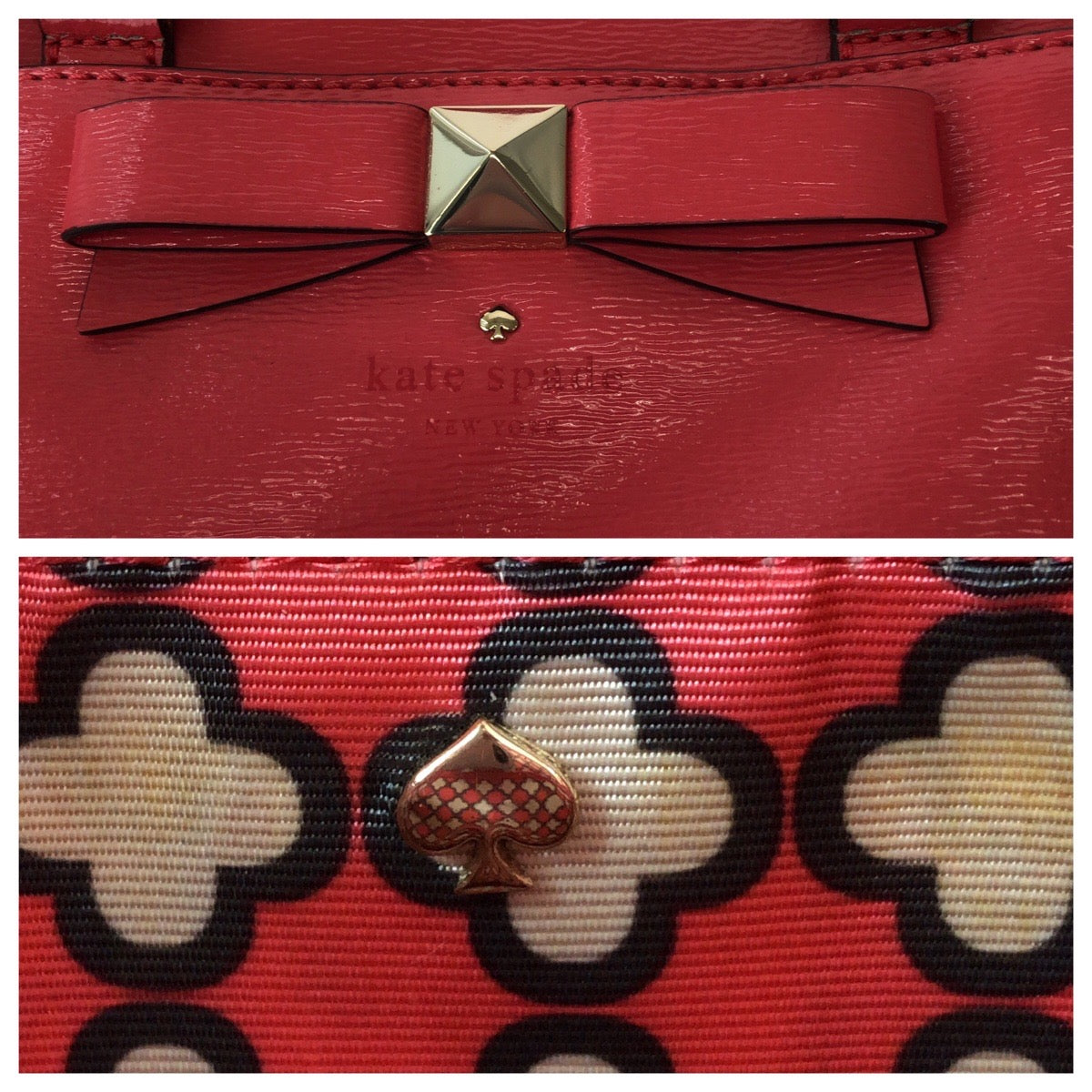 15077
Kate Spade ケイトスペード ピンク ゴールド金具 パテントレザー ショルダーバッグ ハンドバッグ 2way レディース AB5