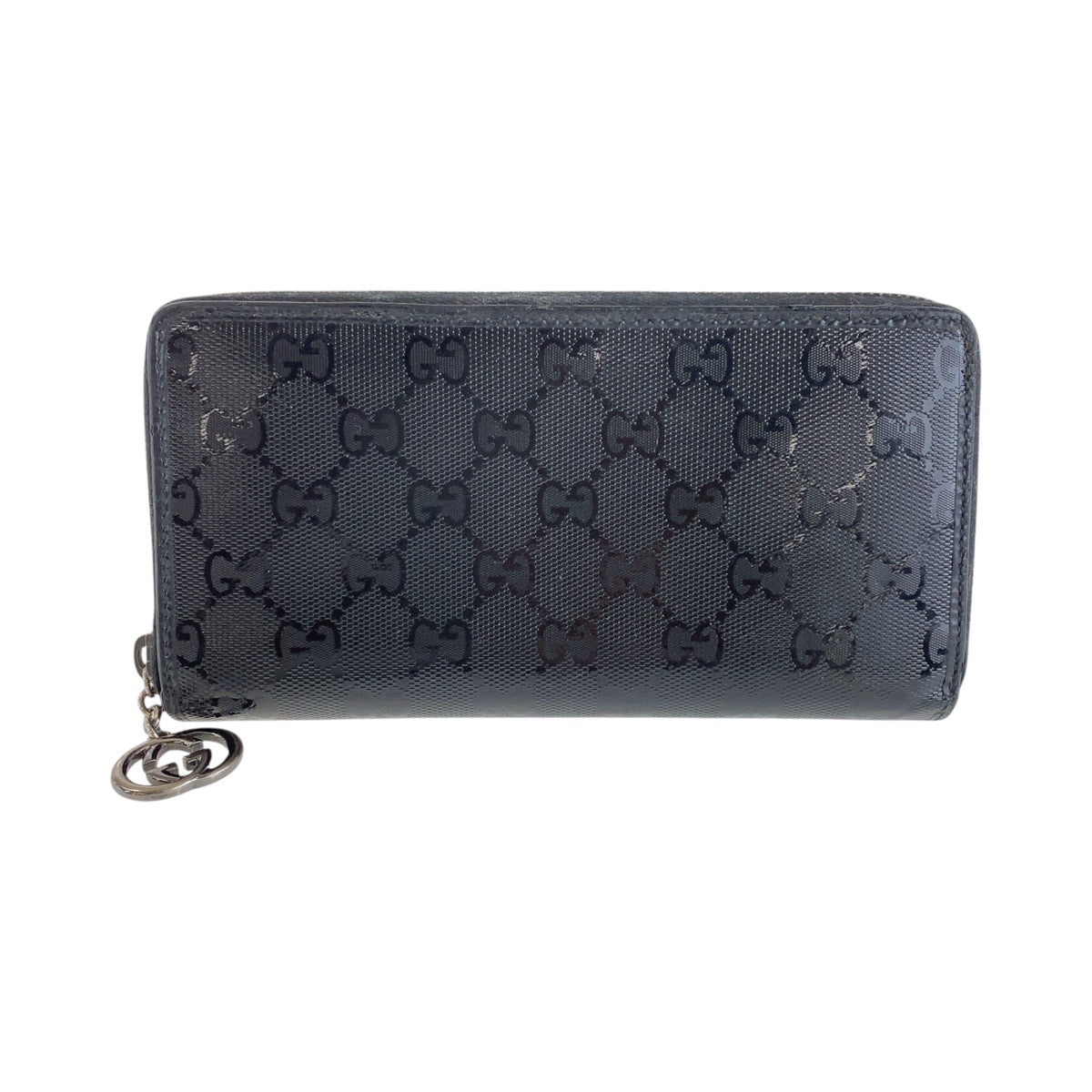 15083
LOUIS VUITTON ルイヴィトン GGインプリメ インターロッキング ブラック 黒 PVC 212110 長財布 ロングウォレット  レディース