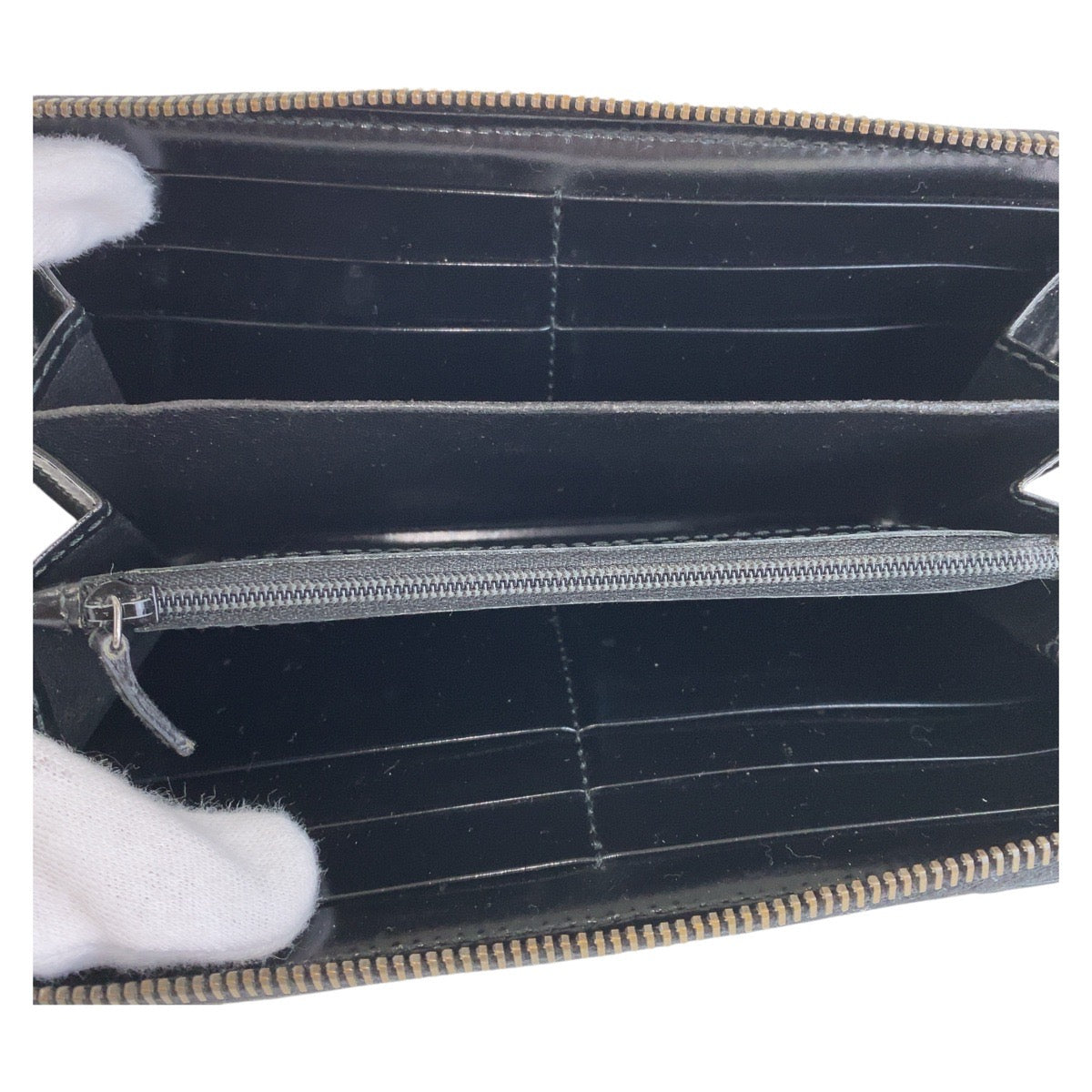 15083
LOUIS VUITTON ルイヴィトン GGインプリメ インターロッキング ブラック 黒 PVC 212110 長財布 ロングウォレット  レディース