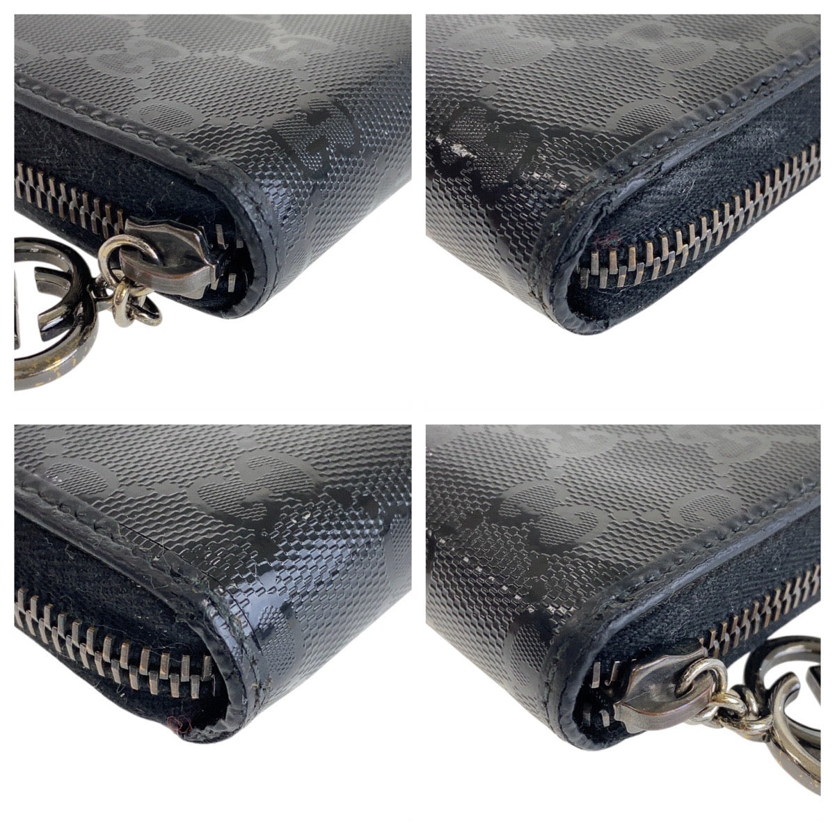 15083
LOUIS VUITTON ルイヴィトン GGインプリメ インターロッキング ブラック 黒 PVC 212110 長財布 ロングウォレット  レディース