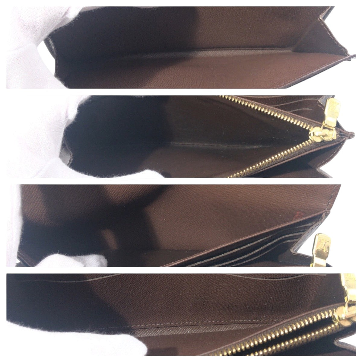 15085
LOUIS VUITTON ルイヴィトン ダミエ ポルトフォイユ サラ ブラウン PVC N61734 長財布 ロングウォレット  レディース