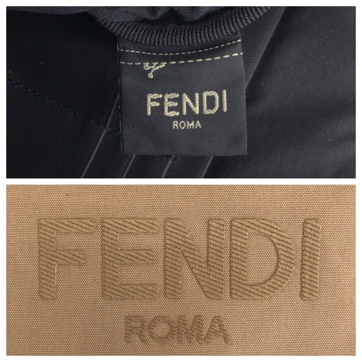 15086
FENDI フェンディ ロゴ ベージュ シルバー金具 キャンバス クラッチバッグ セカンドバッグ ポーチ  レディース