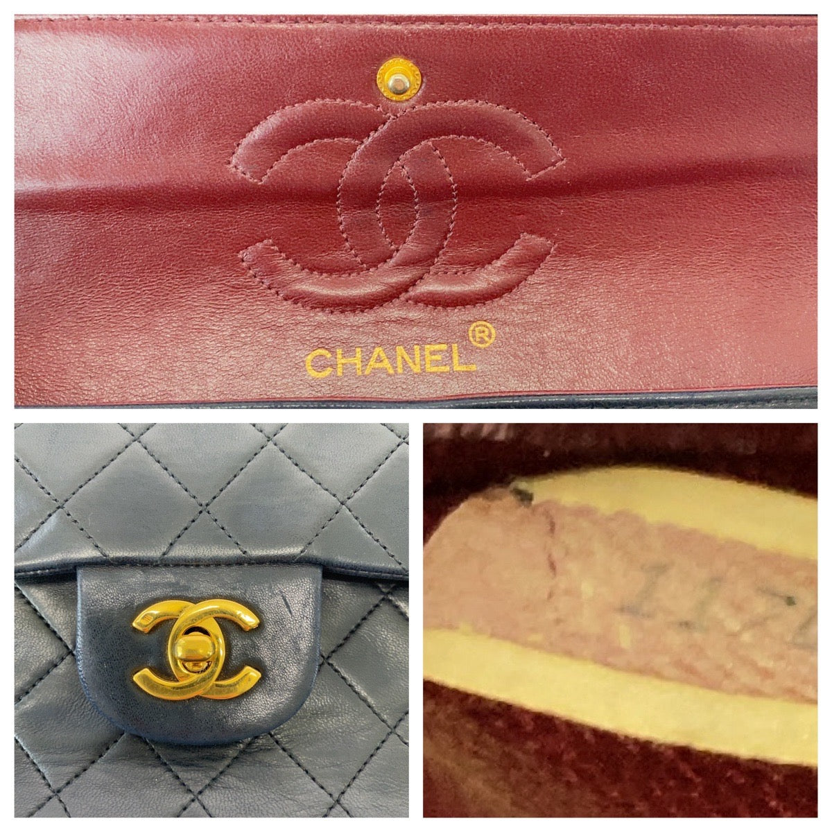 15093
CHANEL シャネル ヴィンテージ マトラッセ ダブルフラップ ココマーク ターンロック ブラック 黒 ゴールド金具 ラムスキン チェーンショルダーバッグ  レディース