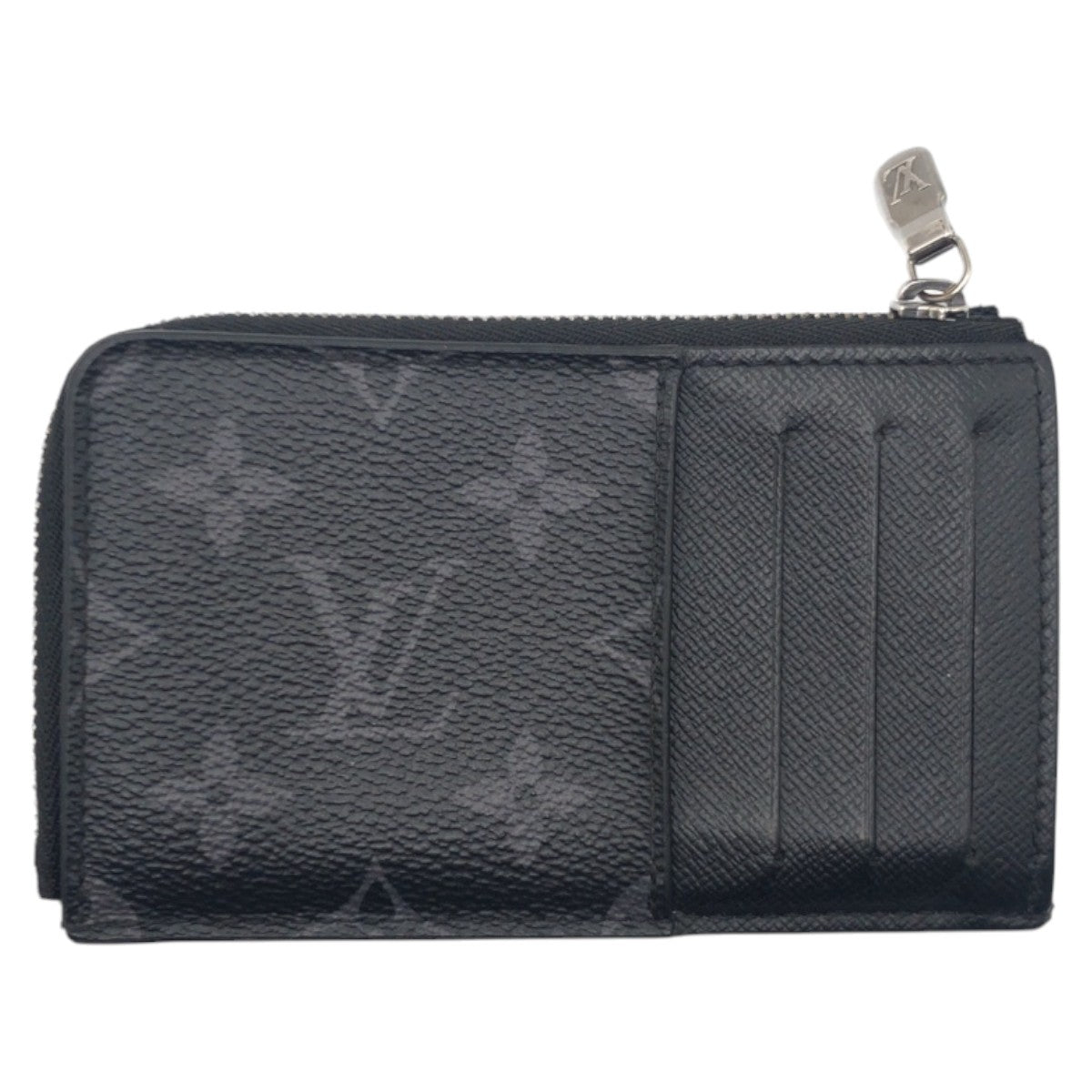 15098
LOUIS VUITTON ルイヴィトン モノグラムエクリプス ハイブリッド ウォレット ブラック 黒 シルバー金具 PVC M81568 折財布 コンパクトウォレット フラグメントケース  メンズ ABP38
