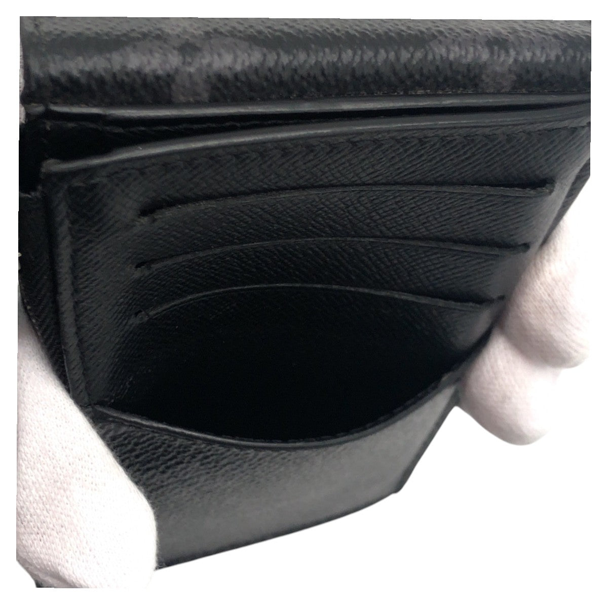 15098
LOUIS VUITTON ルイヴィトン モノグラムエクリプス ハイブリッド ウォレット ブラック 黒 シルバー金具 PVC M81568 折財布 コンパクトウォレット フラグメントケース  メンズ ABP38