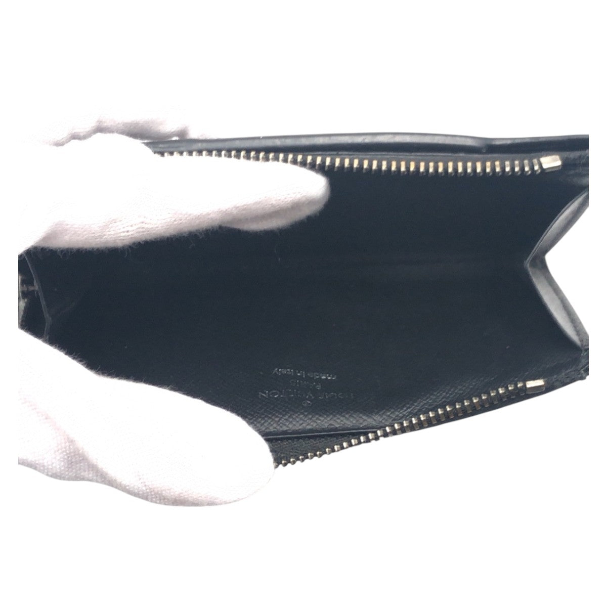 15098
LOUIS VUITTON ルイヴィトン モノグラムエクリプス ハイブリッド ウォレット ブラック 黒 シルバー金具 PVC M81568 折財布 コンパクトウォレット フラグメントケース  メンズ ABP38